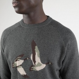 Borwin grey men crewneck knit 