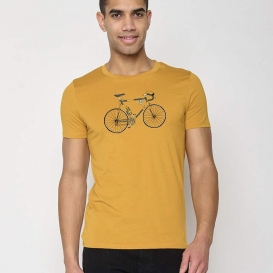 Bike 51 yellow men t-shirt